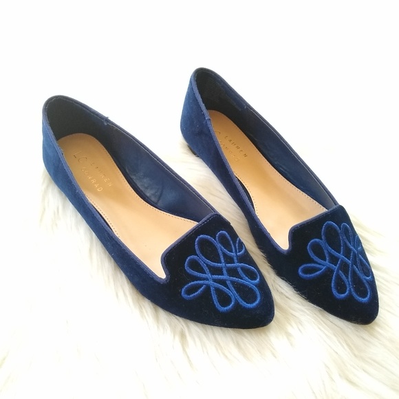 LC Lauren Conrad Shoes - /LC Lauren Conrad/ calla royal blue pointe loafers